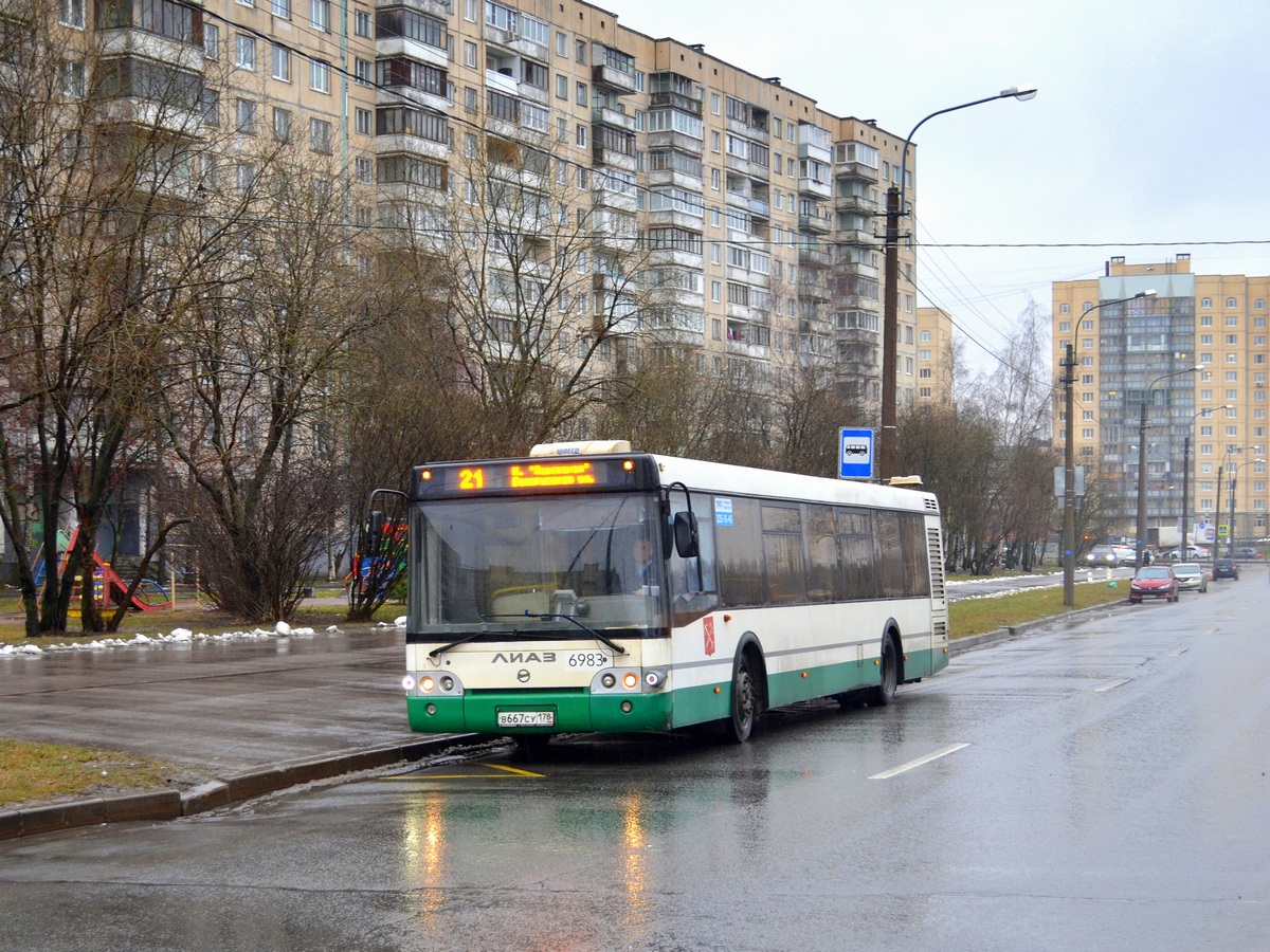 Санкт-Петербург, ЛиАЗ-5292.60 № 6983