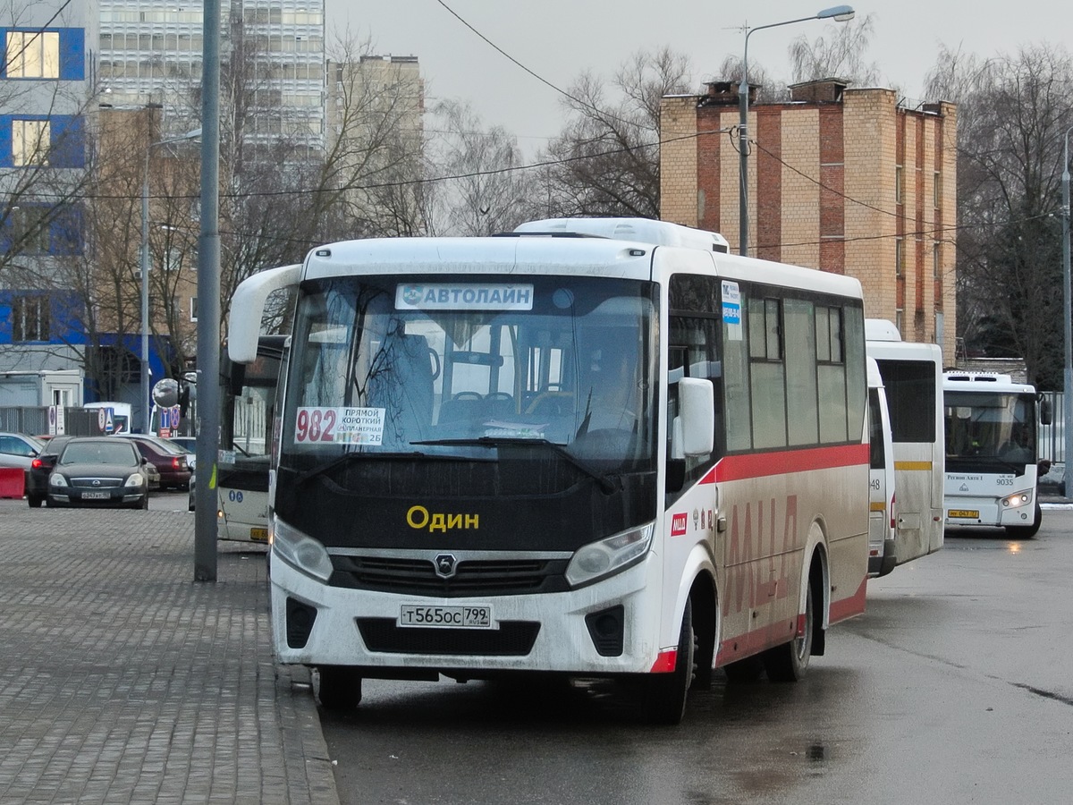 Moskwa, PAZ-320435-04 "Vector Next" Nr Т 565 ОС 799