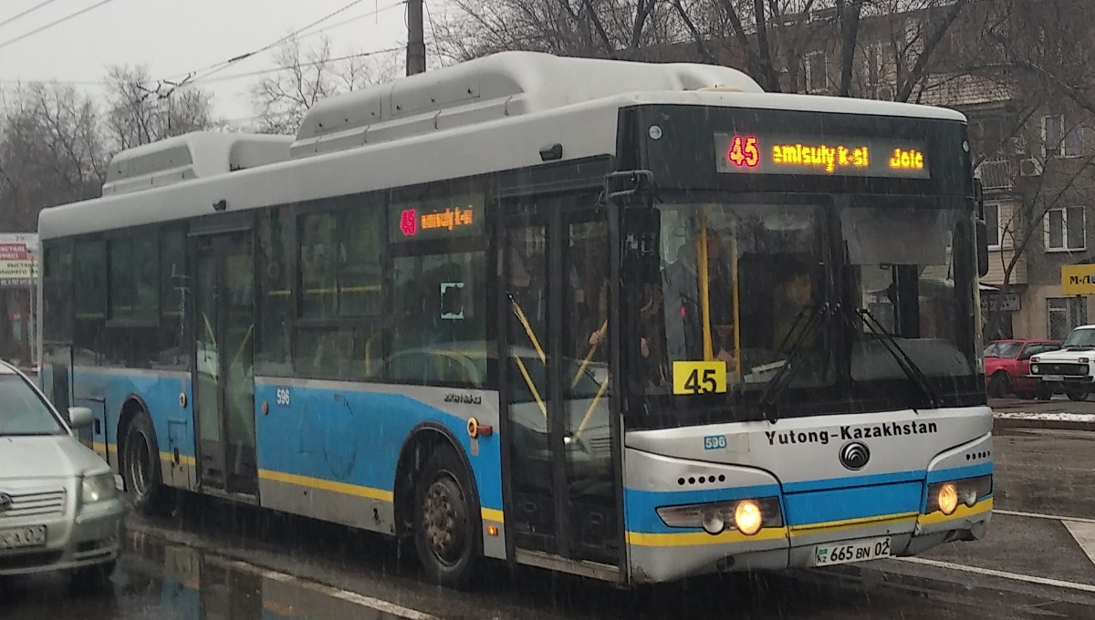 Алматы, Yutong ZK6118HGA № 596