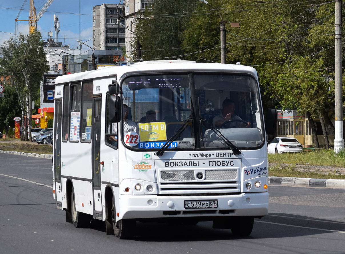 Тверская область, ПАЗ-320302-11 № С 539 РХ 69