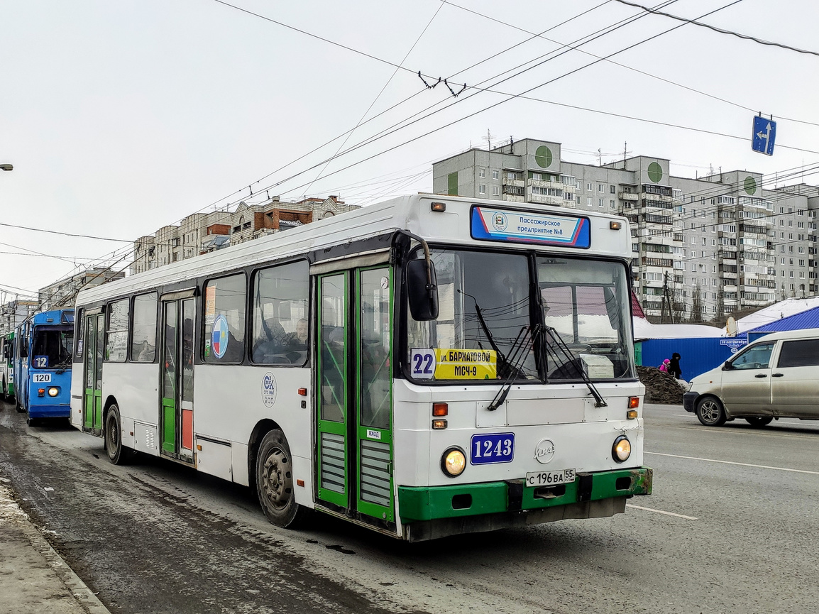 Omsk region, LiAZ-5256.45 Nr. 1243