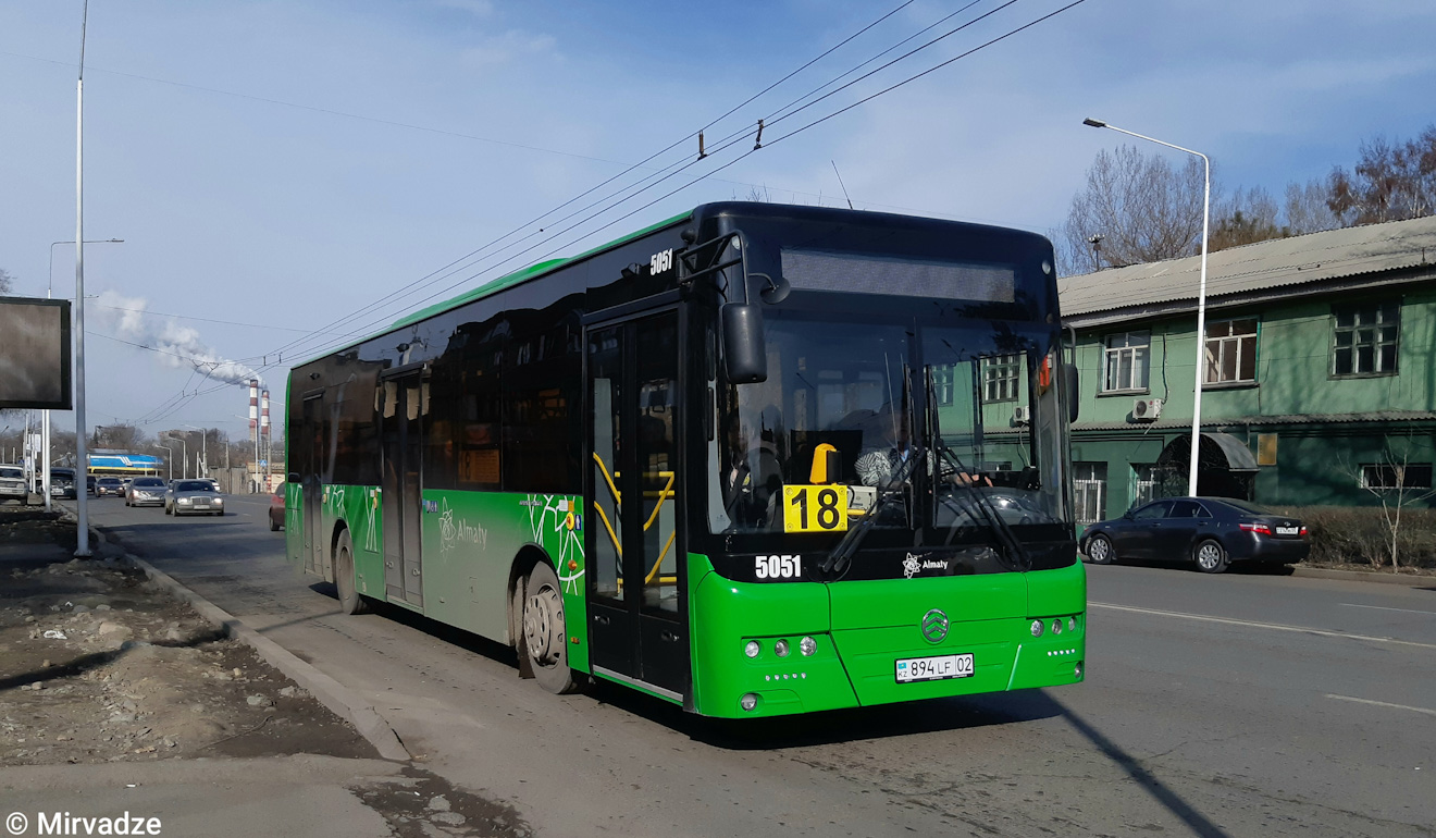 Алматы, Golden Dragon XML6125CR № 5051