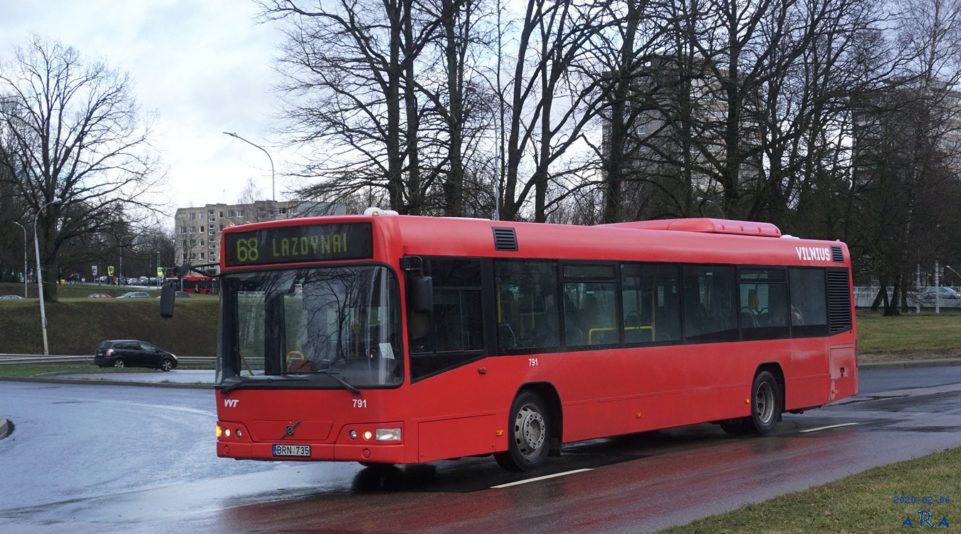 Литва, Volvo 7700 № 791