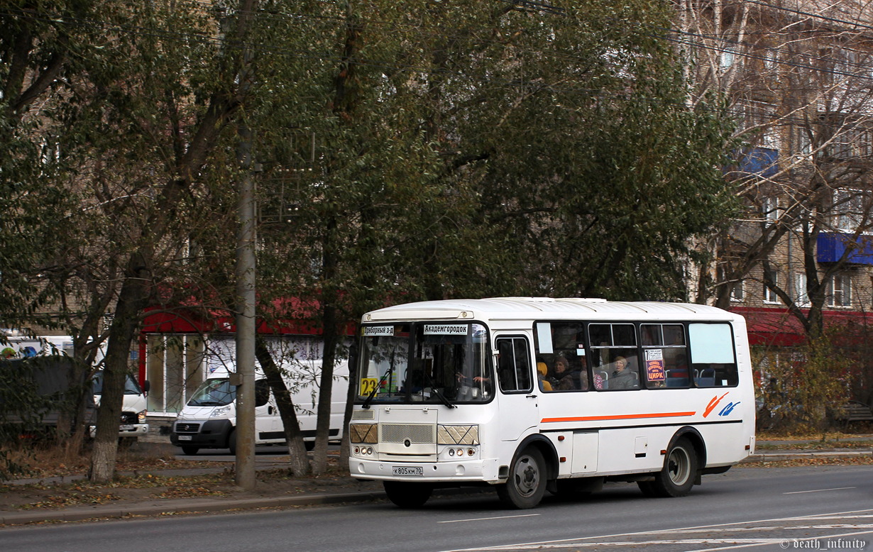 Томская область, ПАЗ-32054 № К 805 КМ 70