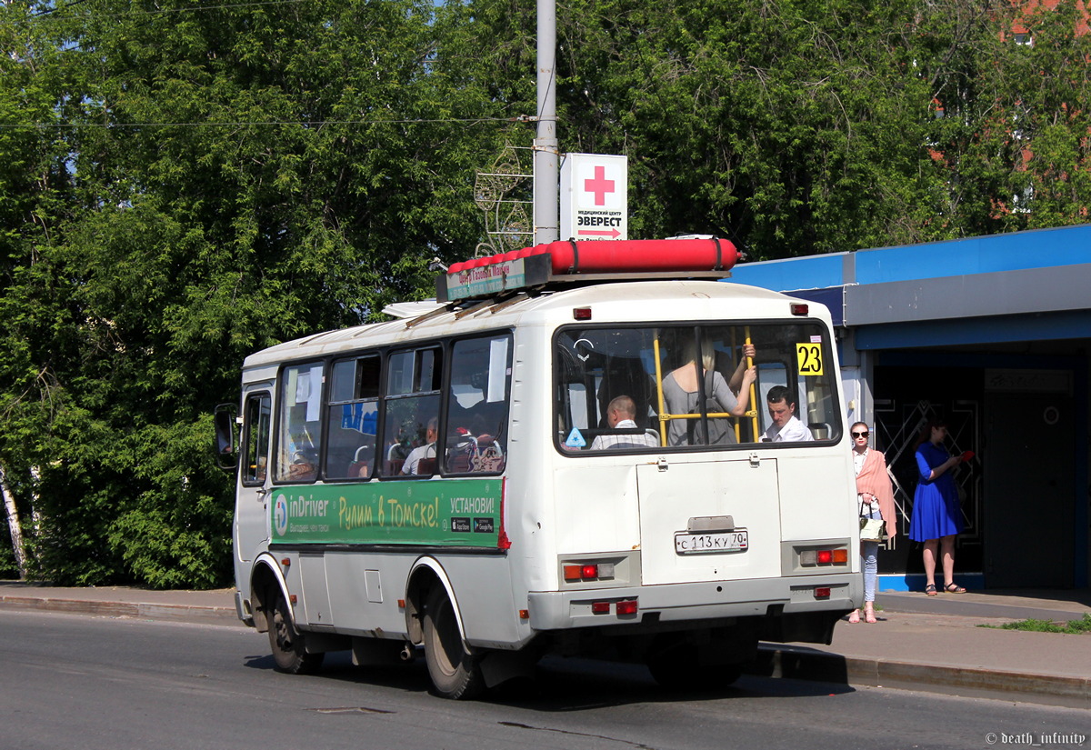 Oblast Tomsk, PAZ-32054 Nr. С 113 КУ 70