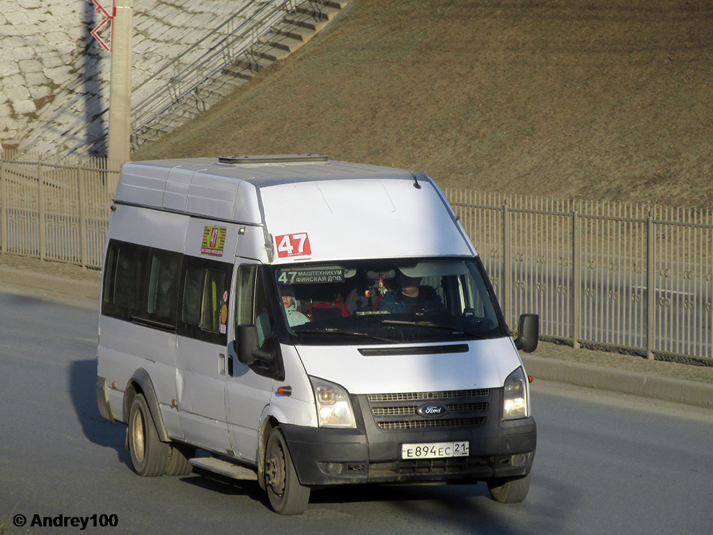 Chuvashia, Nizhegorodets-222708  (Ford Transit) č. Е 894 ЕС 21