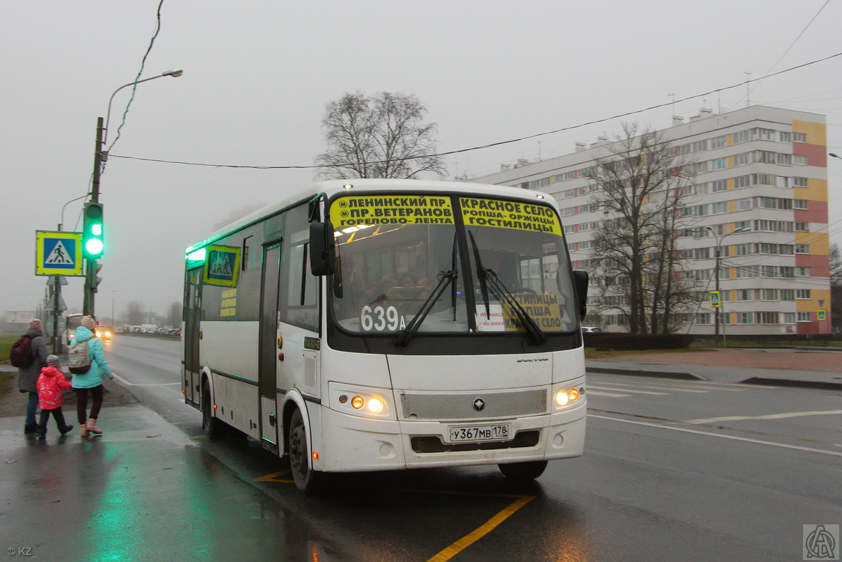 Санкт-Петербург, ПАЗ-320414-05 "Вектор" (1-2) № У 367 МВ 178