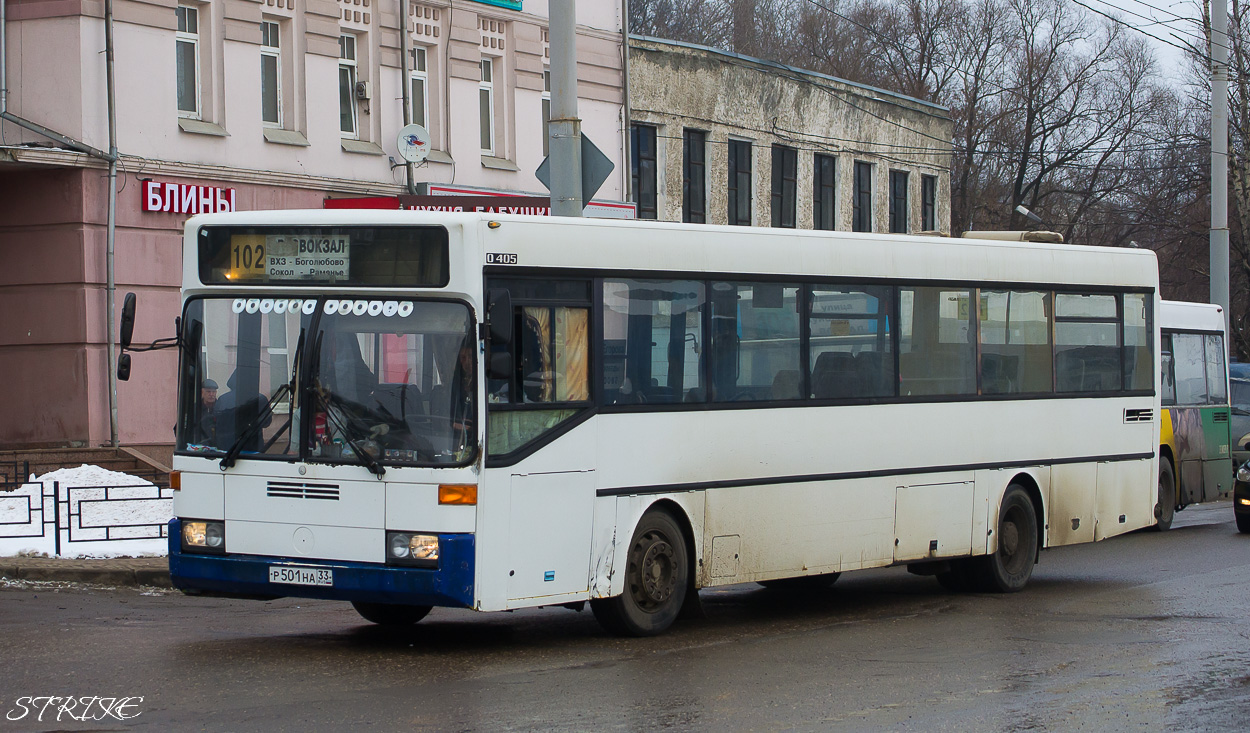 Vladimir region, Mercedes-Benz O405 č. Р 501 НА 33