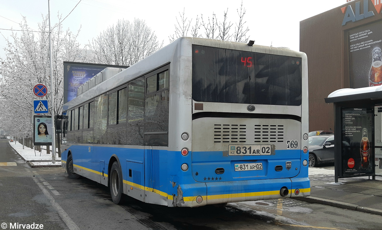 Алматы, Yutong ZK6118HGA № 769