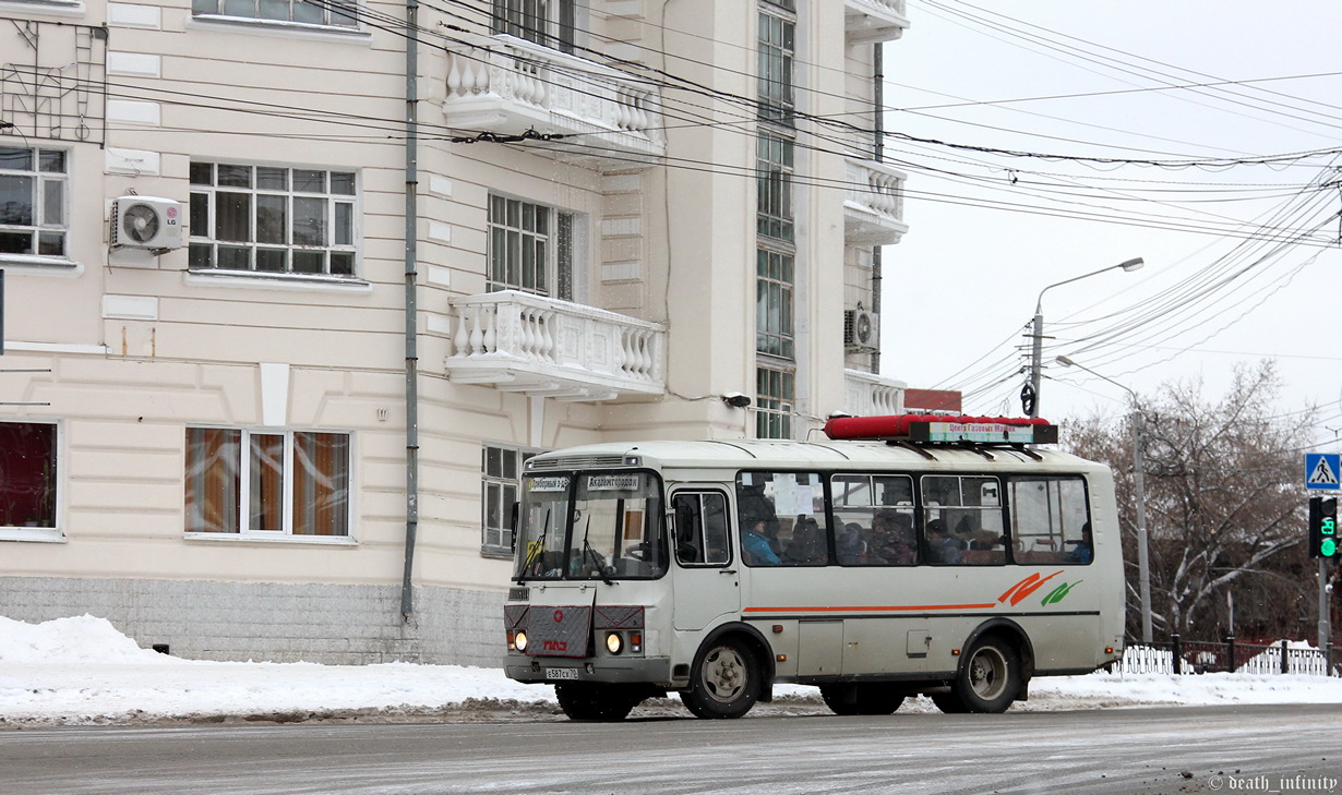 Томская область, ПАЗ-32054 № Е 587 СХ 70