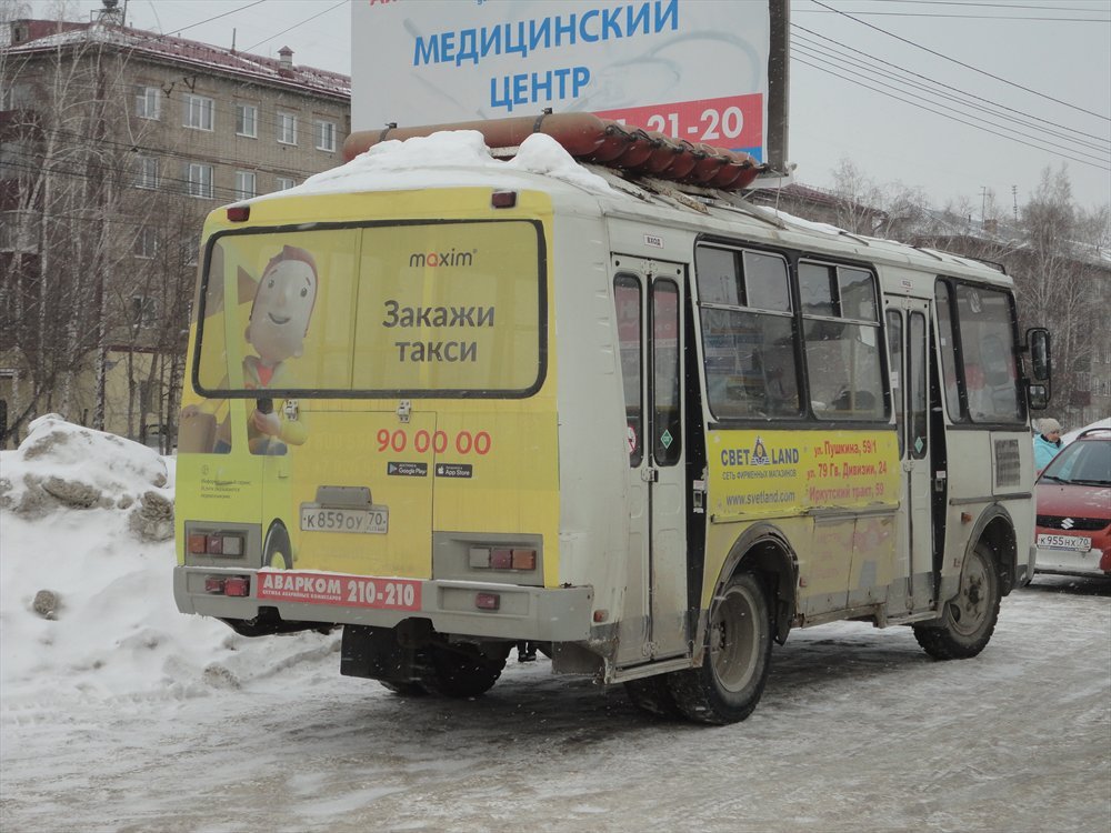 Томская область, ПАЗ-32054 № К 859 ОУ 70