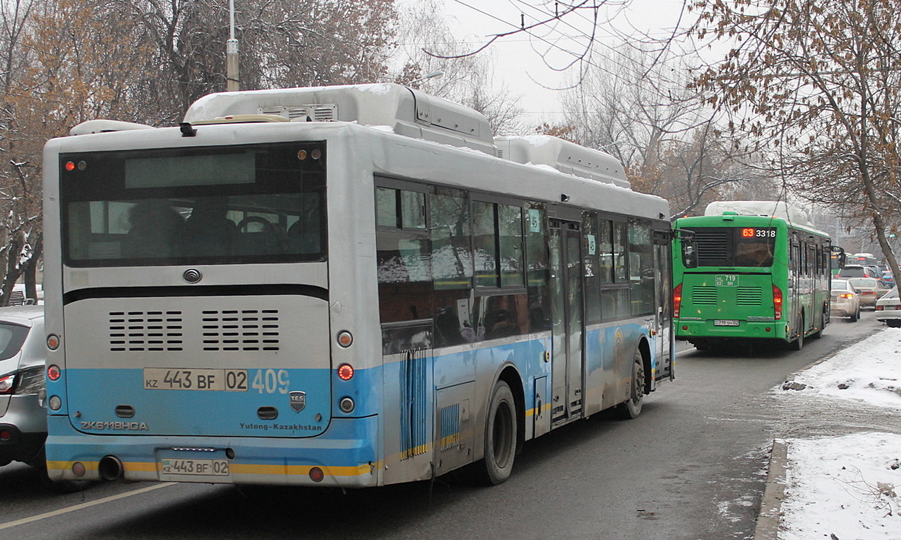 Алматы, Yutong ZK6118HGA № 409