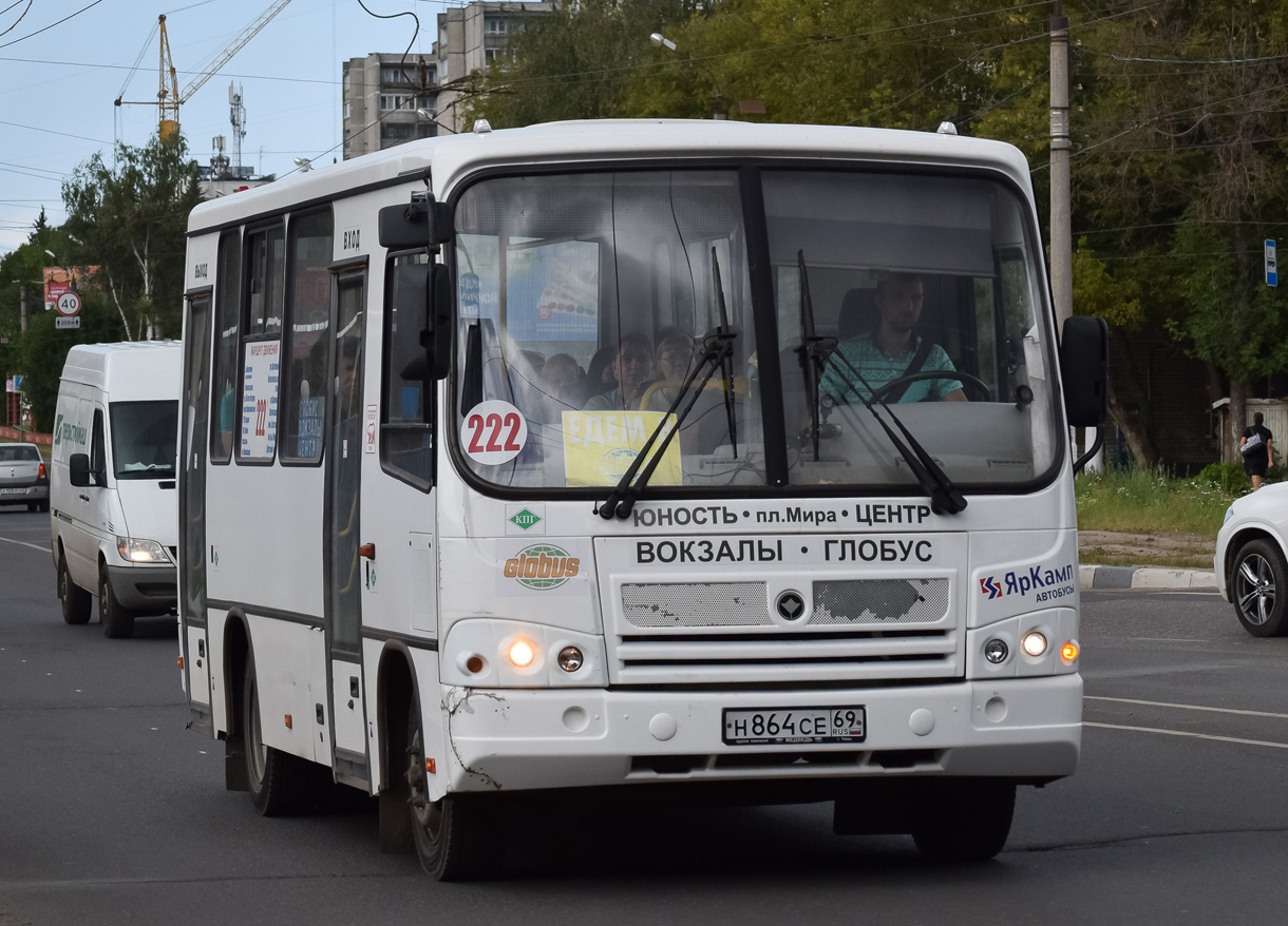 Тверская область, ПАЗ-320302-11 № Н 864 СЕ 69