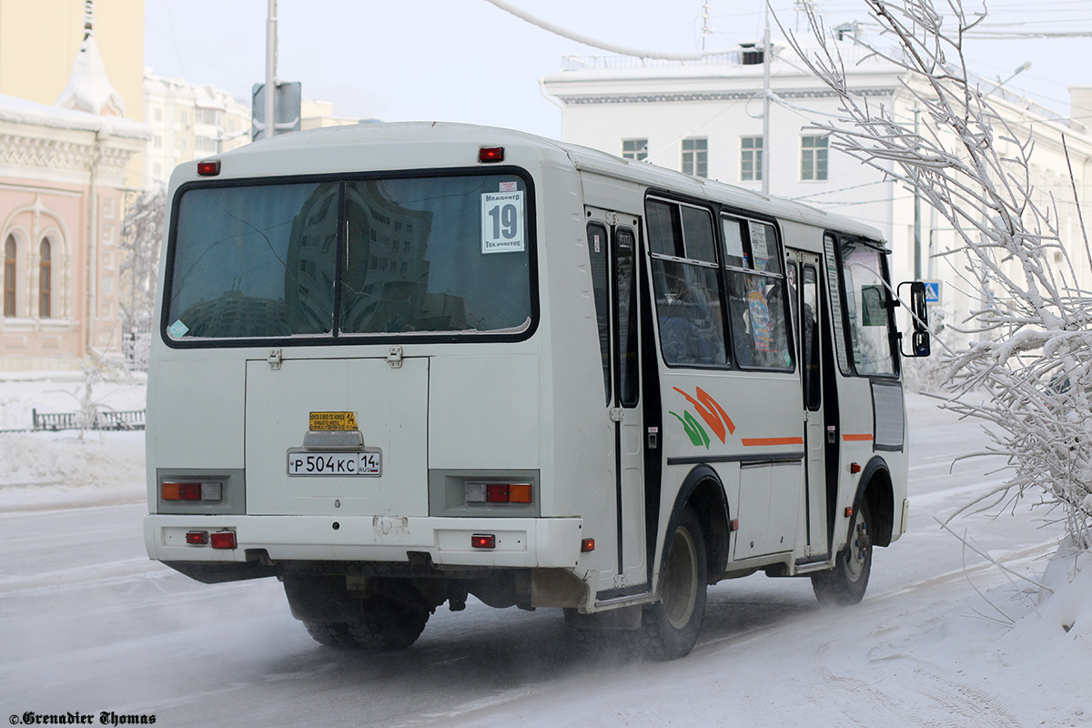 Sachos Respublika (Jakutija), PAZ-32054 Nr. Р 504 КС 14