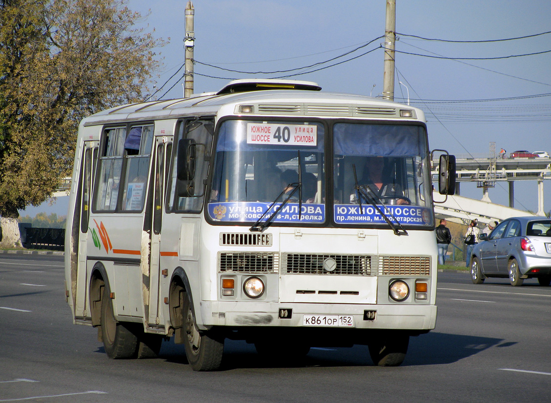 Нижегородская область, ПАЗ-32054 № К 861 ОР 152