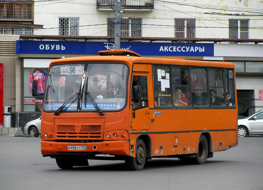 Нижегородская область, ПАЗ-320402-05 № К 998 ТУ 152