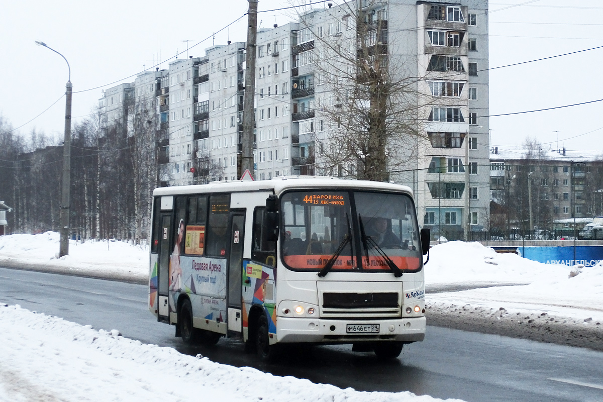 Архангельская область, ПАЗ-320402-04 № М 646 ЕТ 29