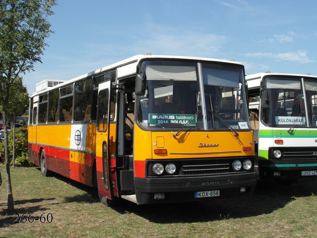 Венгрия, Ikarus 250.69 № KOX-658; Венгрия — VII. Nemzetközi Ikarus, Csepel és Veteránjármű Találkozó, Polgár (2014)