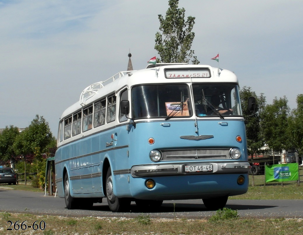 Венгрия, Ikarus  55.21 № OT 46-46; Венгрия — VII. Nemzetközi Ikarus, Csepel és Veteránjármű Találkozó, Polgár (2014)