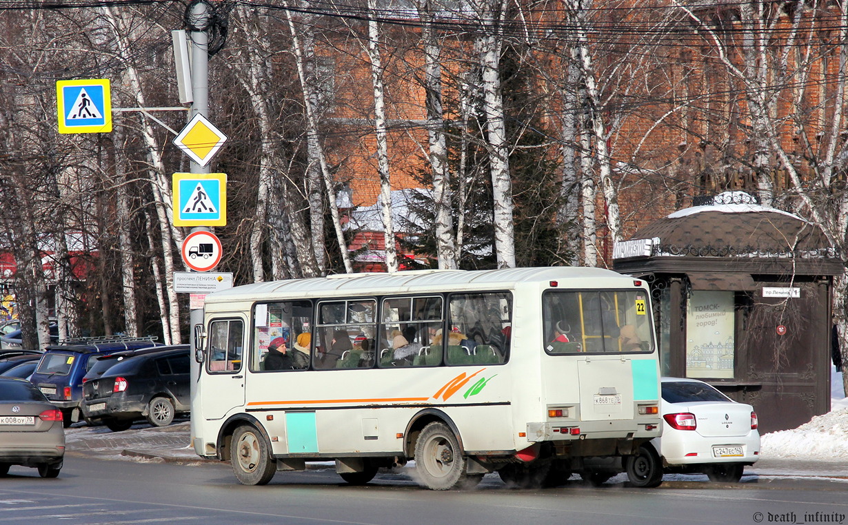 Томская область, ПАЗ-32054 № К 868 ТЕ 70