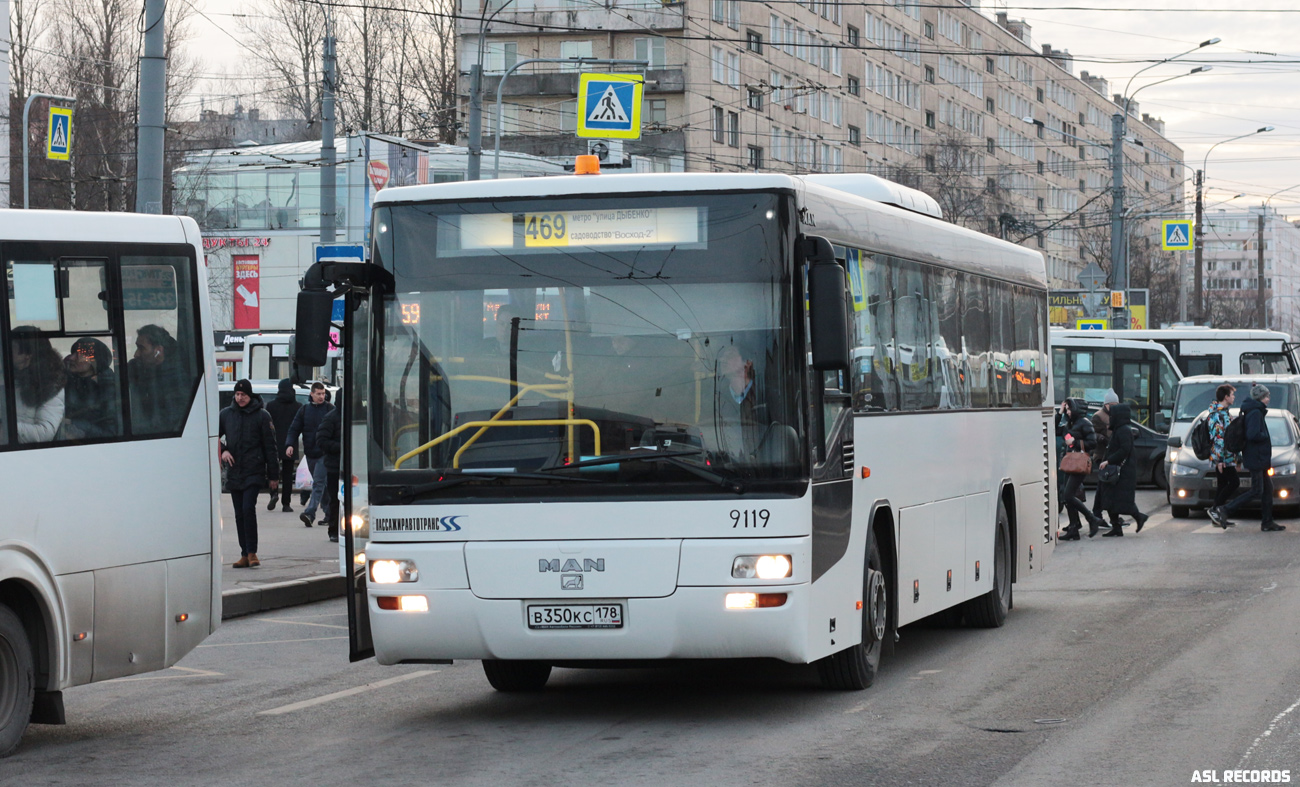 Санкт-Петербург, MAN A72 Lion's Classic SÜ283 № 9119