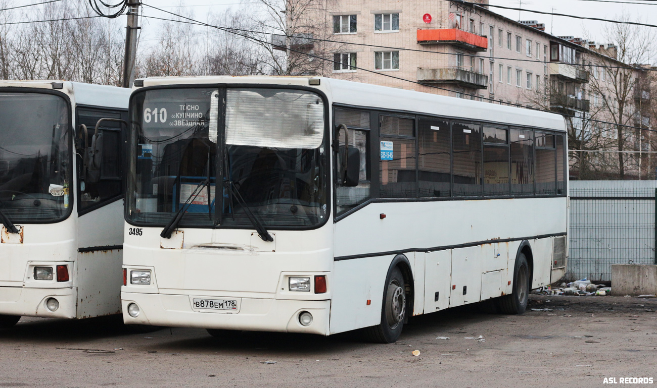 Ленинградская область, ЛиАЗ-5256.58 № 3495