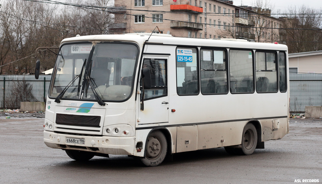 Ленинградская область, ПАЗ-320302-08 № 9298