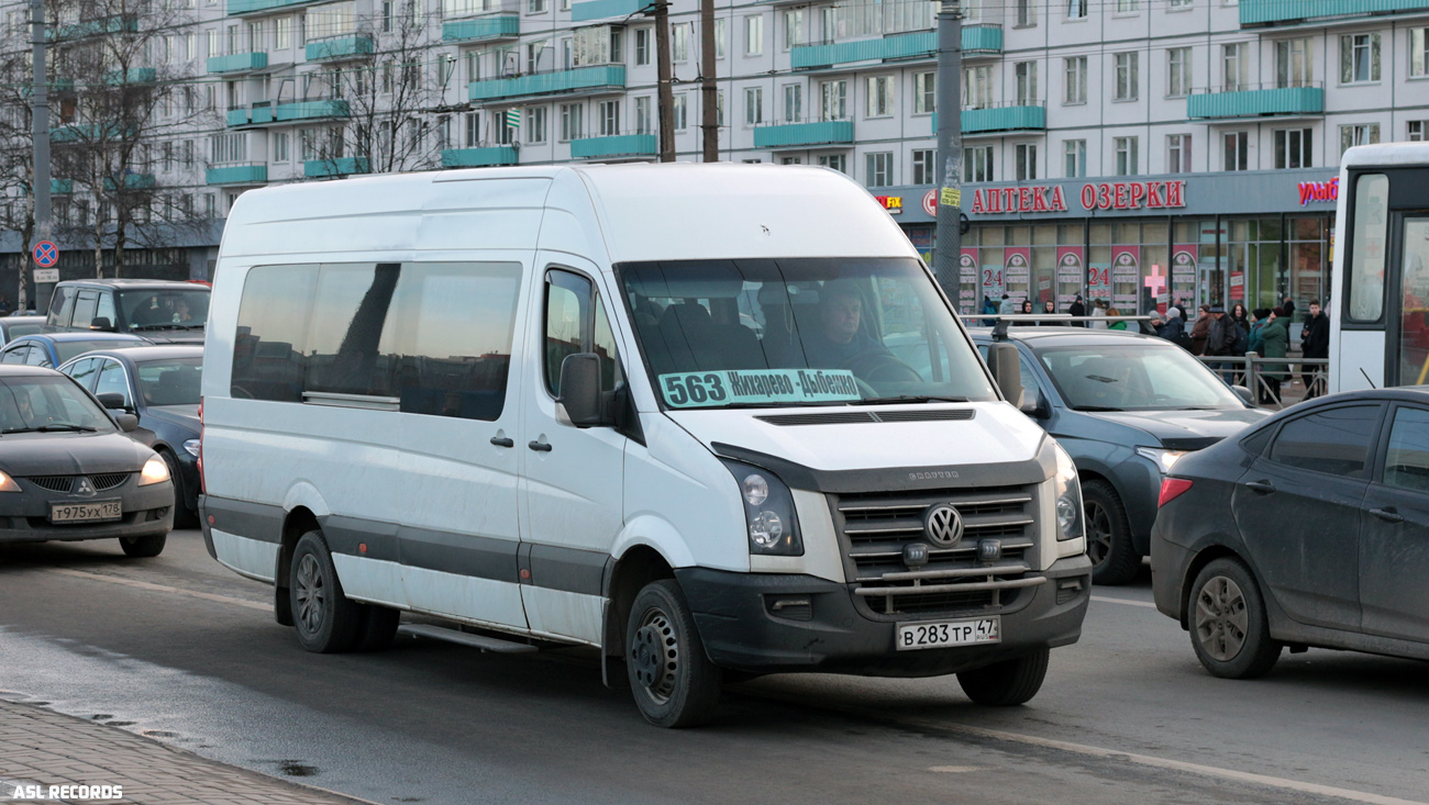 Ленинградская область, Volkswagen Crafter № В 283 ТР 47