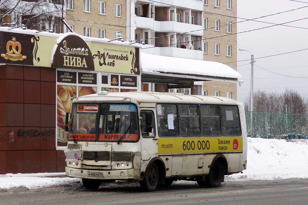 Архангельская область, ПАЗ-32054 № К 888 РЕ 29