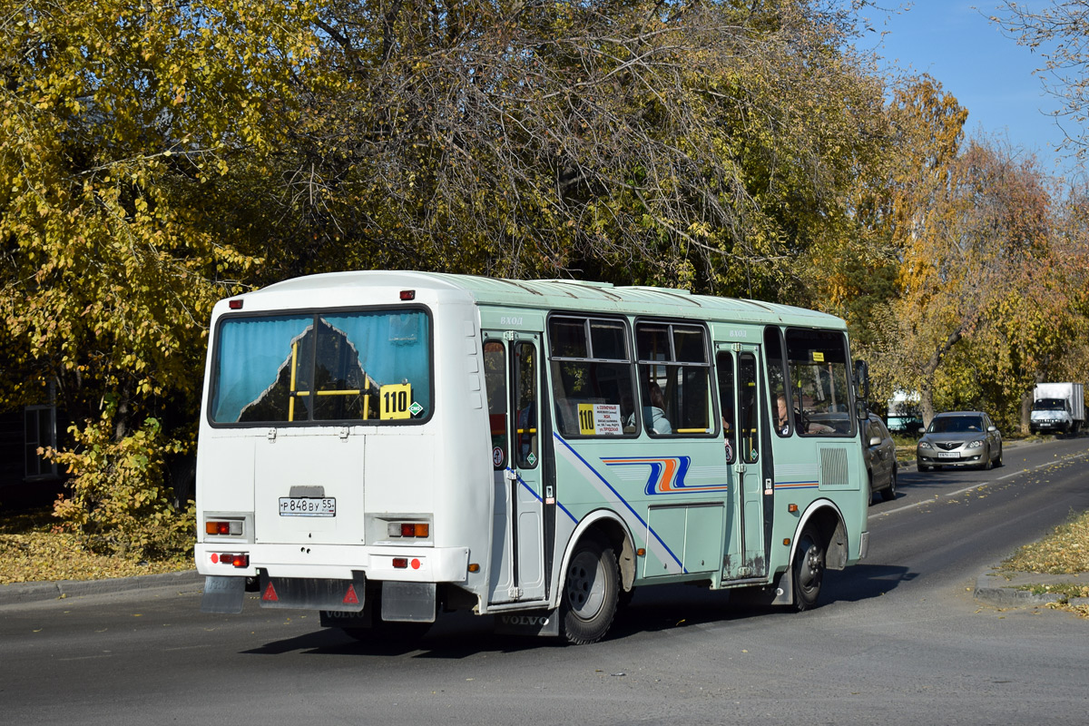 Алтайский край, ПАЗ-32053 № Р 848 ВУ 55