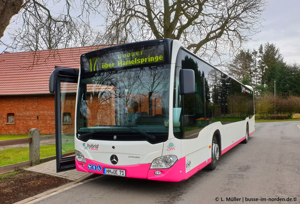 Lower Saxony, Mercedes-Benz Citaro C2 hybrid Nr 71