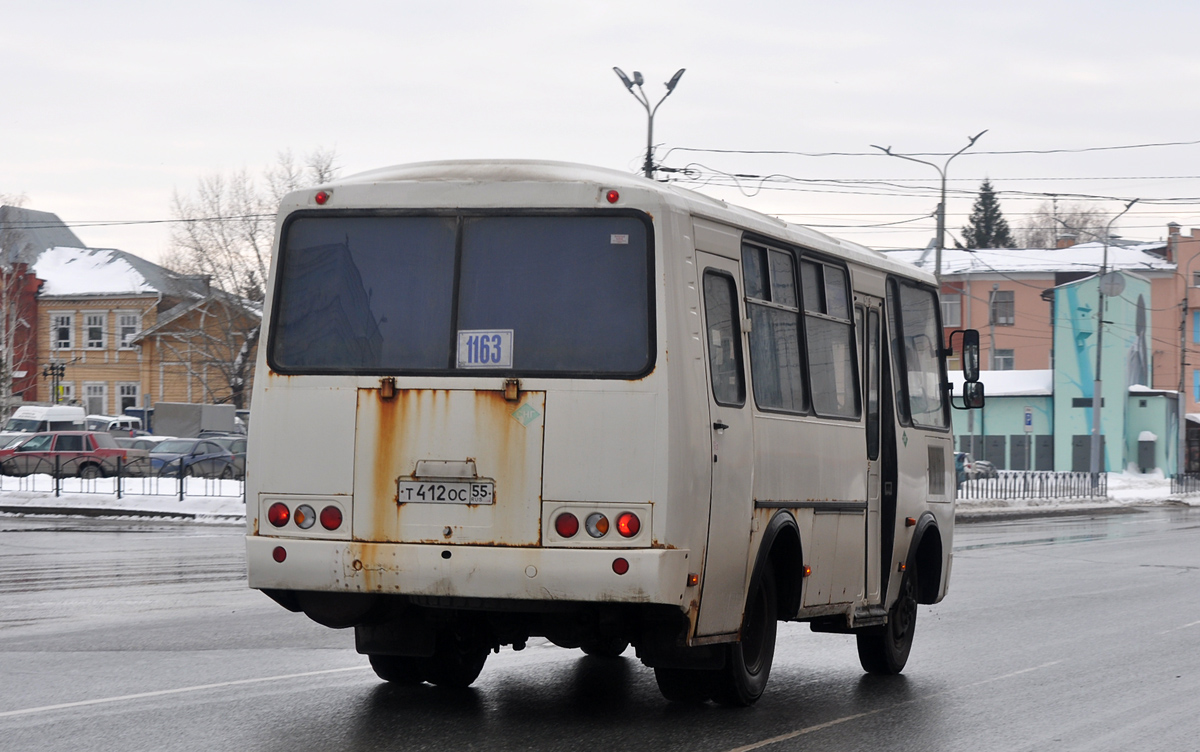 Омская область, ПАЗ-32053 № Т 412 ОС 55