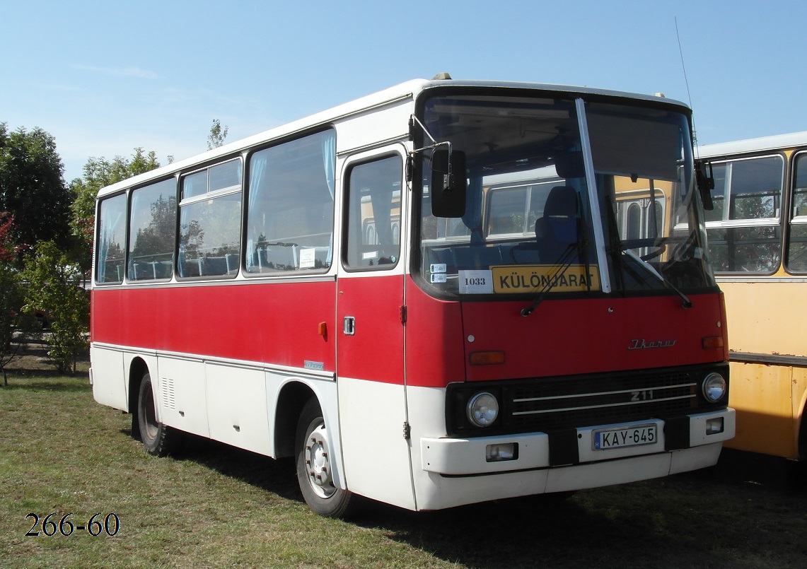 Венгрия, Ikarus 211.01 № KAY-645; Венгрия — VII. Nemzetközi Ikarus, Csepel és Veteránjármű Találkozó, Polgár (2014)