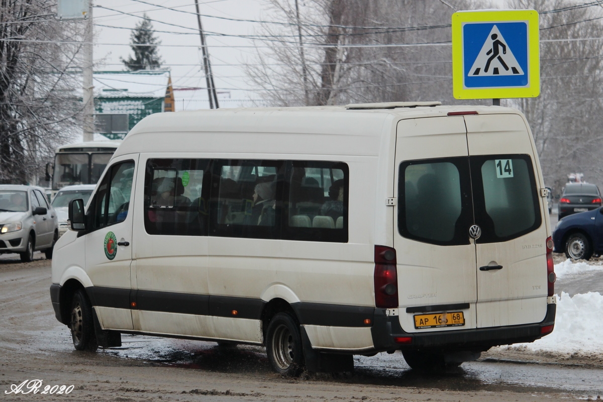 Тамбовская область, БТД-2219 (Volkswagen Crafter) № АР 166 68