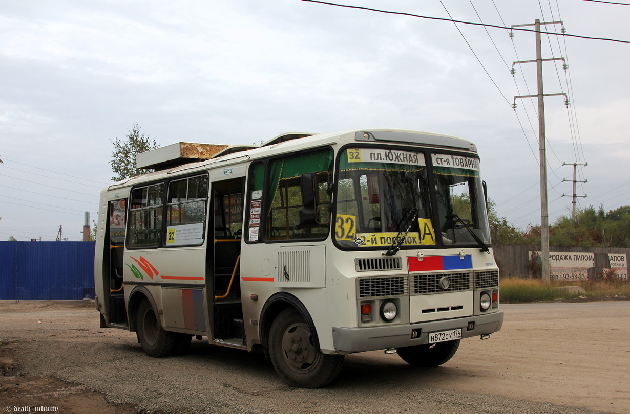 Томская область, ПАЗ-32054 № Н 872 СУ 174