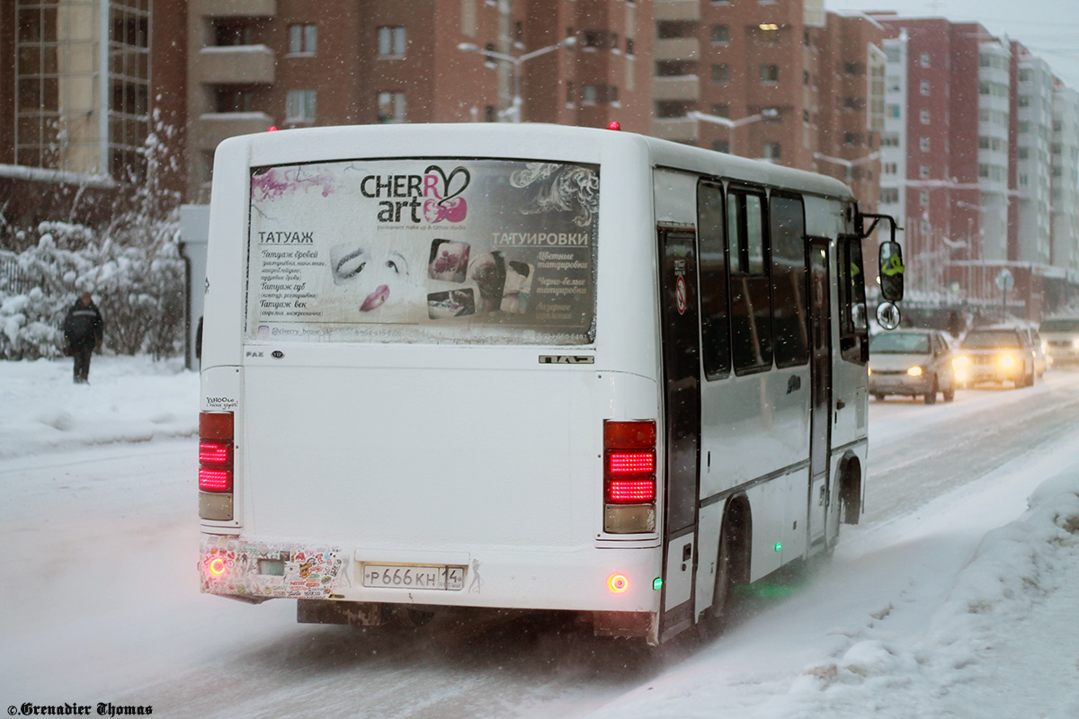 Саха (Якутия), ПАЗ-320302-08 № Р 666 КН 14