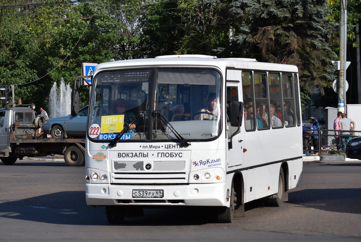 Тверская область, ПАЗ-320302-11 № С 539 РХ 69