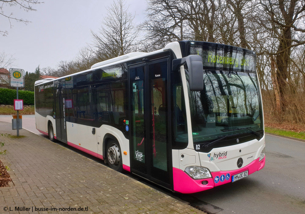 Нижняя Саксония, Mercedes-Benz Citaro C2 hybrid № 82