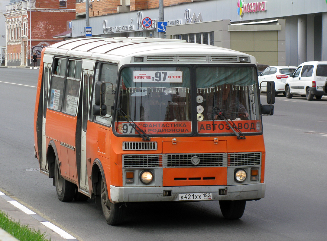 Нижегородская область, ПАЗ-32054 № К 421 ХХ 152