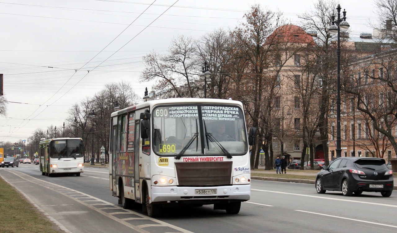 Санкт-Петербург, ПАЗ-320402-05 № У 538 СТ 178