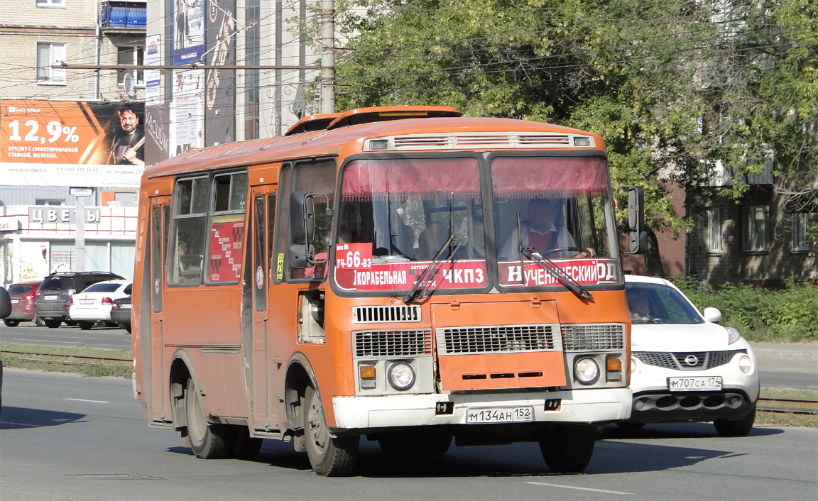 Челябинская область, ПАЗ-32054 № М 134 АН 152