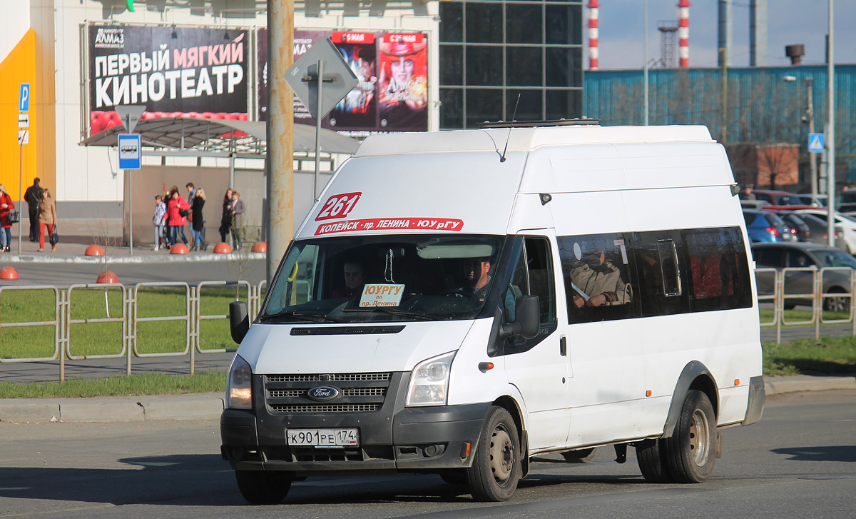 Челябинская область, Нижегородец-222709  (Ford Transit) № К 901 РЕ 174