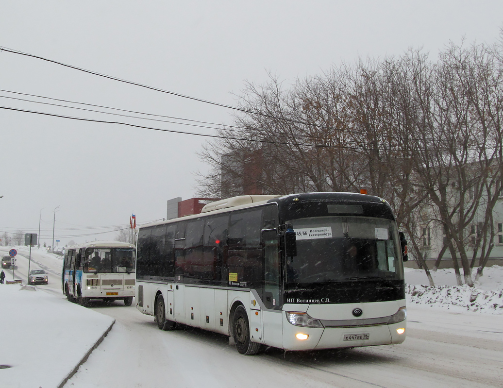 Свердловская область, Yutong ZK6121HQ № Х 447 ВЕ 96