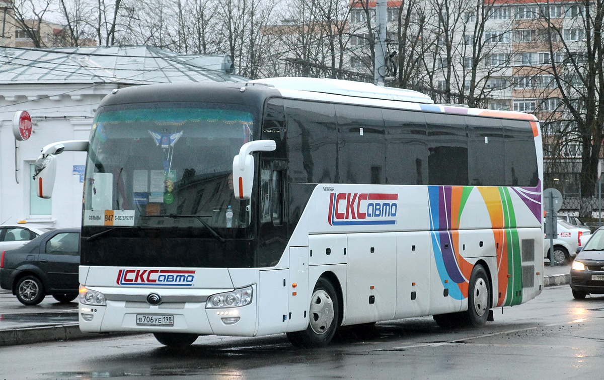 Санкт-Петербург, Yutong ZK6122H9 № В 706 УЕ 198 — Фото — Автобусный  транспорт