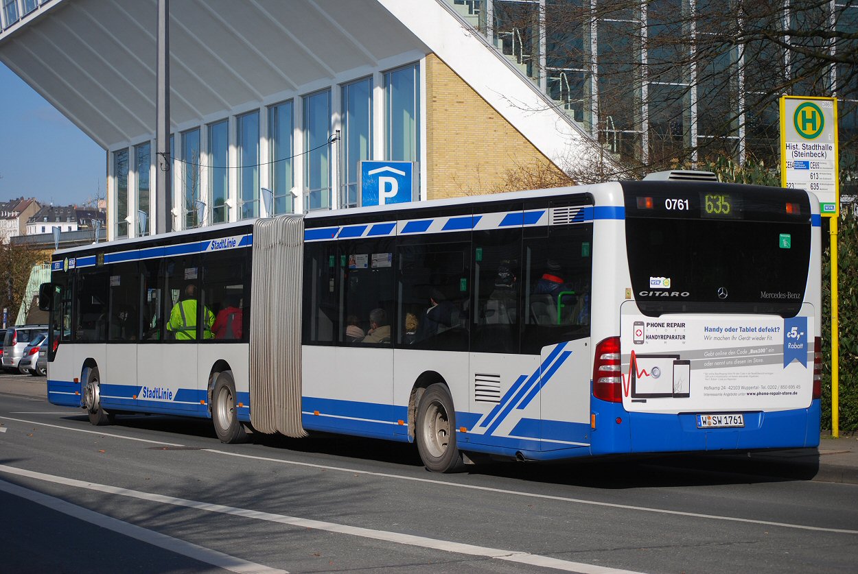 Северный Рейн-Вестфалия, Mercedes-Benz O530G Citaro facelift G № 0761