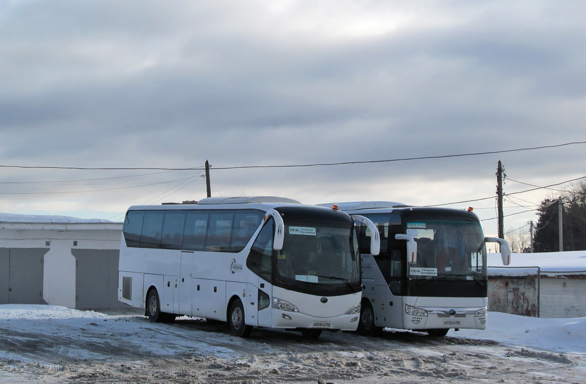 Свердловская область, Yutong ZK6129H № А 003 РА 196