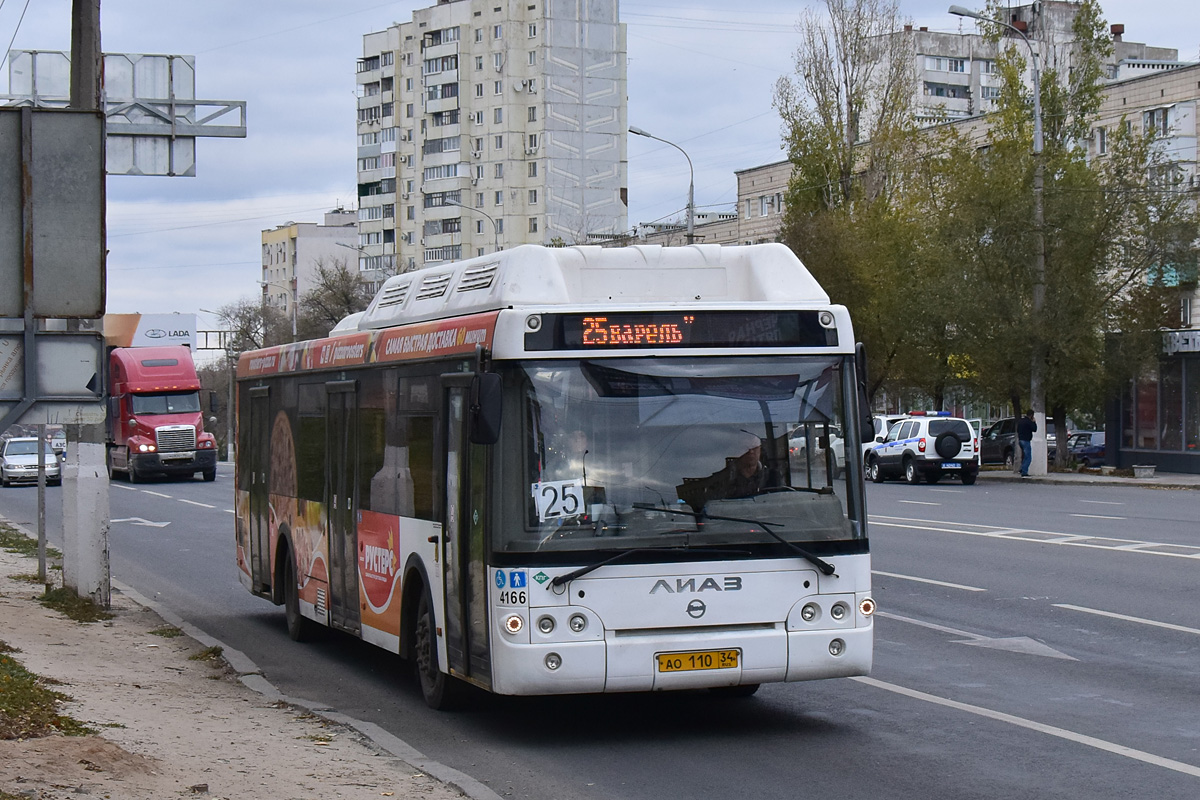 Волгоградская область, ЛиАЗ-5292.67 (CNG) № 4166