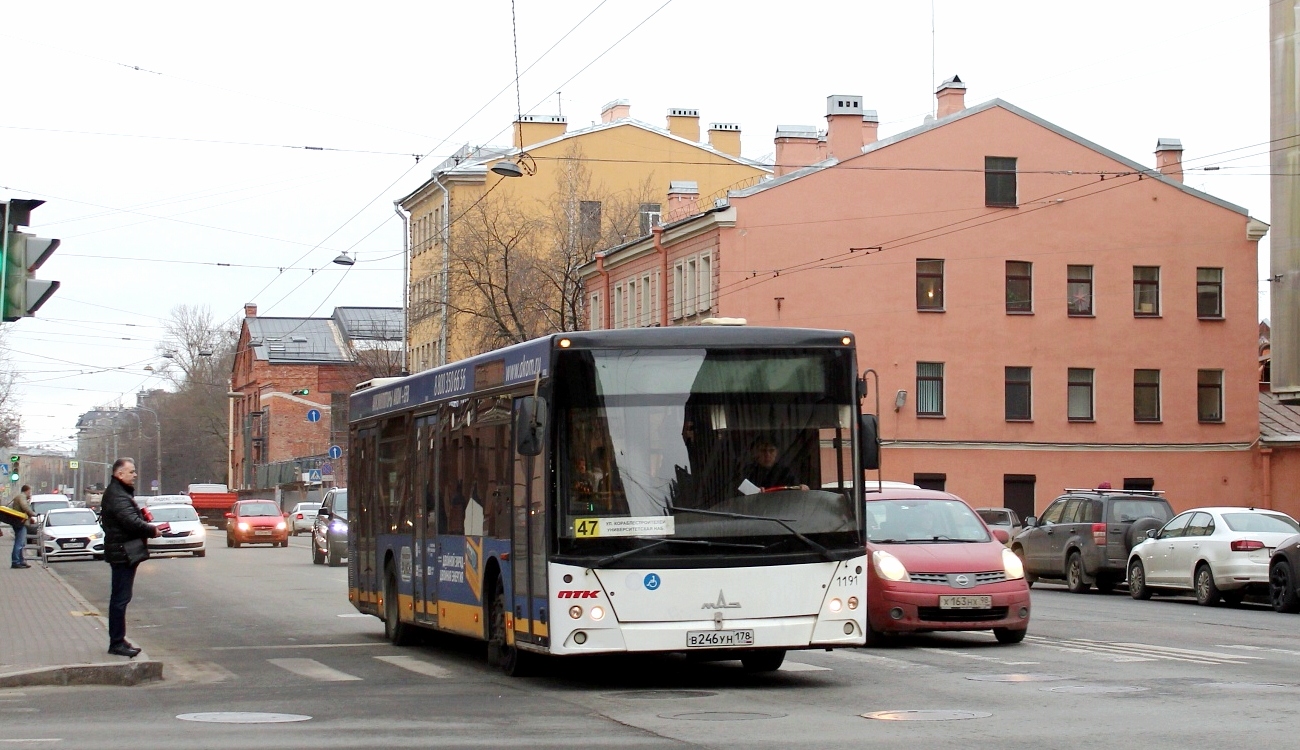 Санкт-Петербург, МАЗ-203.085 № n191