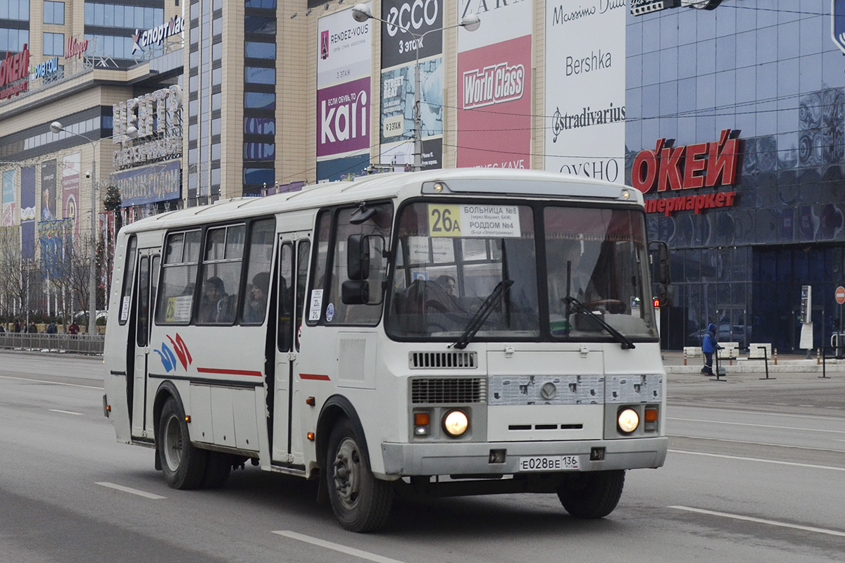 Воронежская область, ПАЗ-4234-05 № Е 028 ВЕ 136