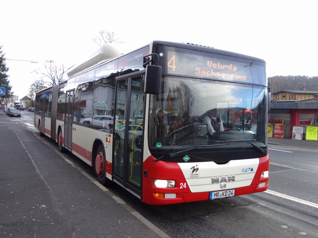 Гессен, MAN A23 Lion's City G NG313 CNG № 24